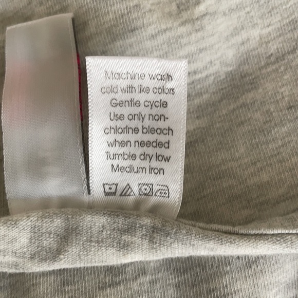 Times Two Short Sleeve Maternity Top Size Large in Gray. - Picture 6 of 6